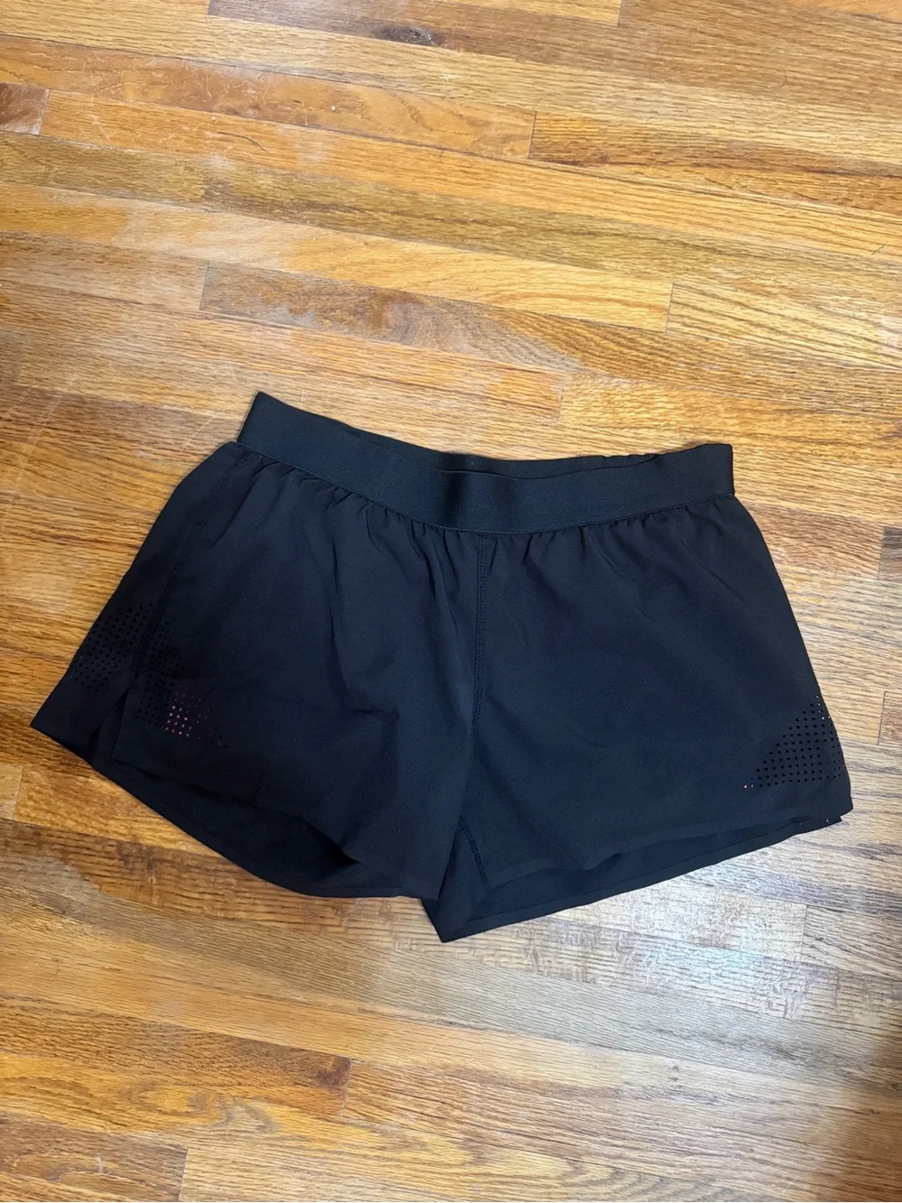 Women's Black Performance Running Shorts